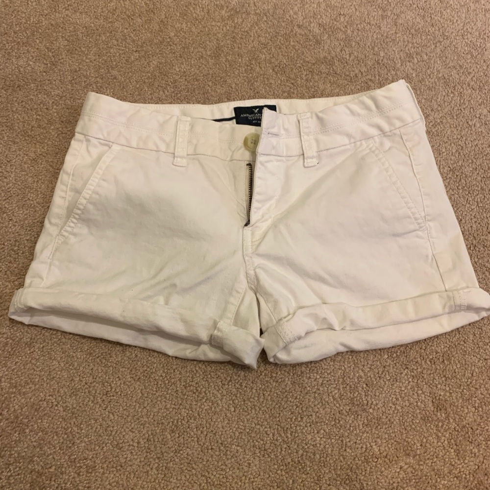 American Eagle White Shorts